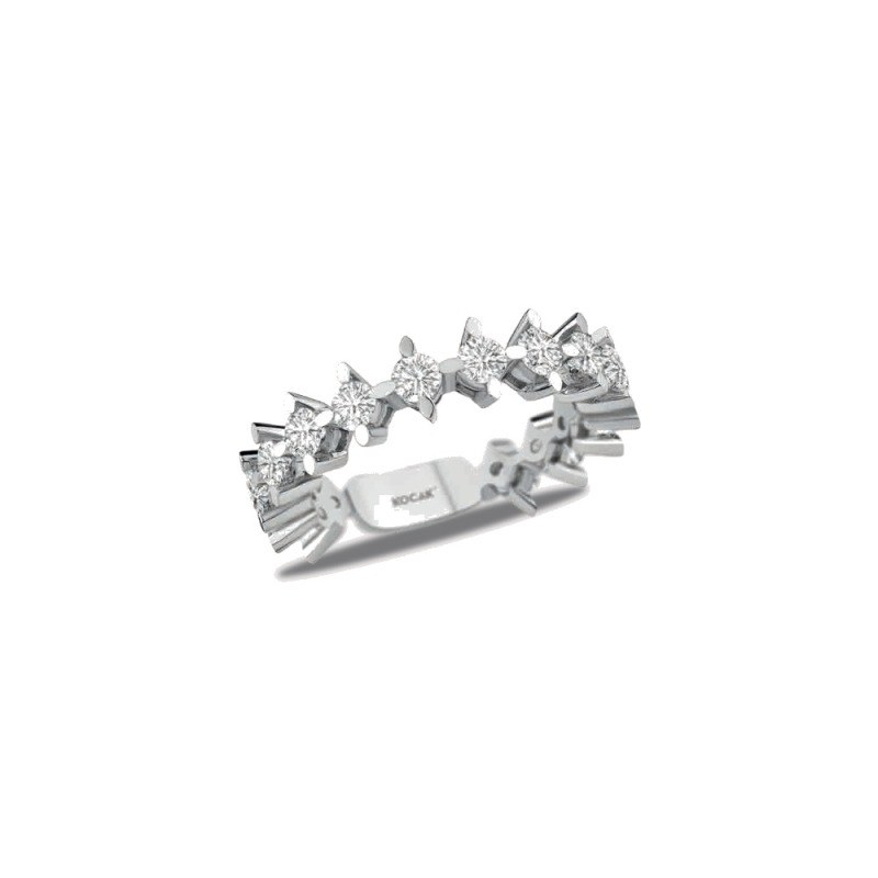 Pırlanta Tam Tur Yüzük Round 1.65 ct 14K Beyaz