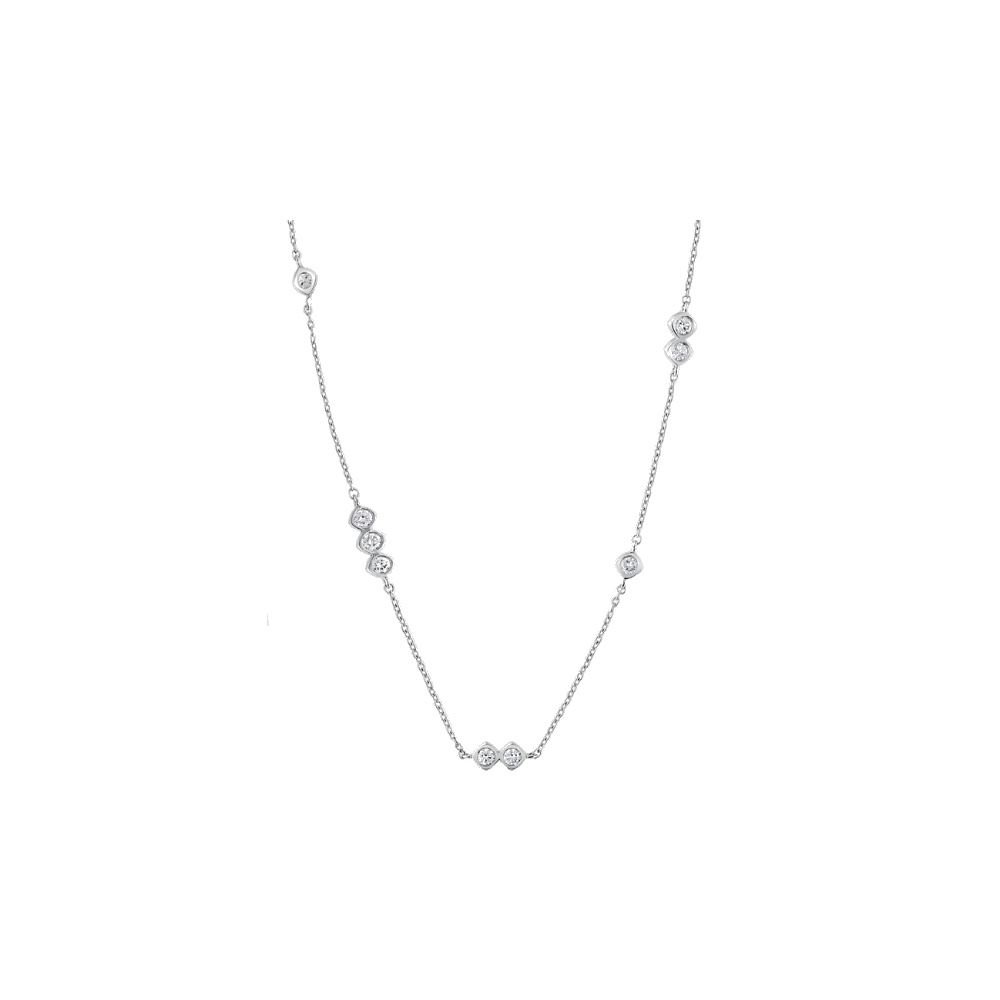 Pırlanta Kolye 1.33 ct 14K Beyaz