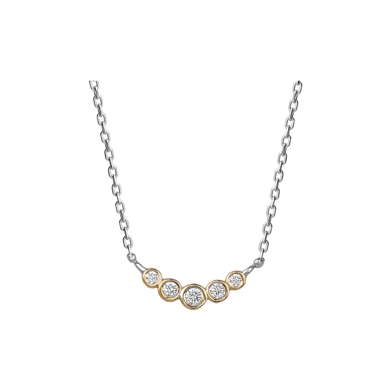 Pırlanta Kolye 0.07 ct 14K Beyaz