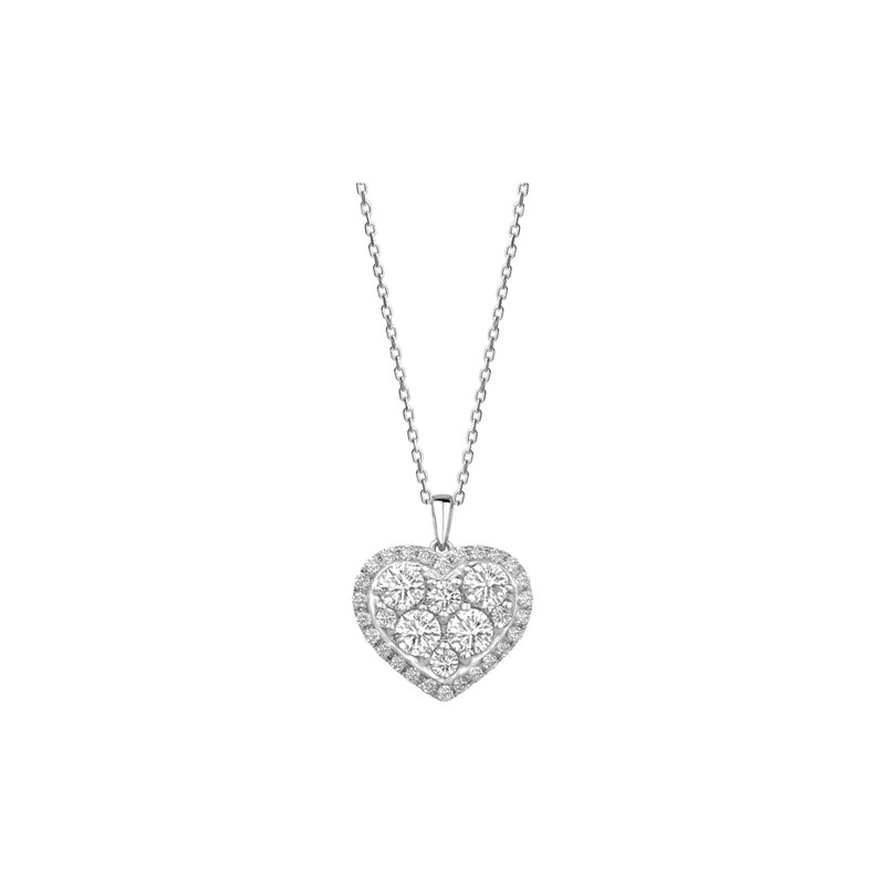 Pırlanta Kolye 1.52 ct 14K Beyaz