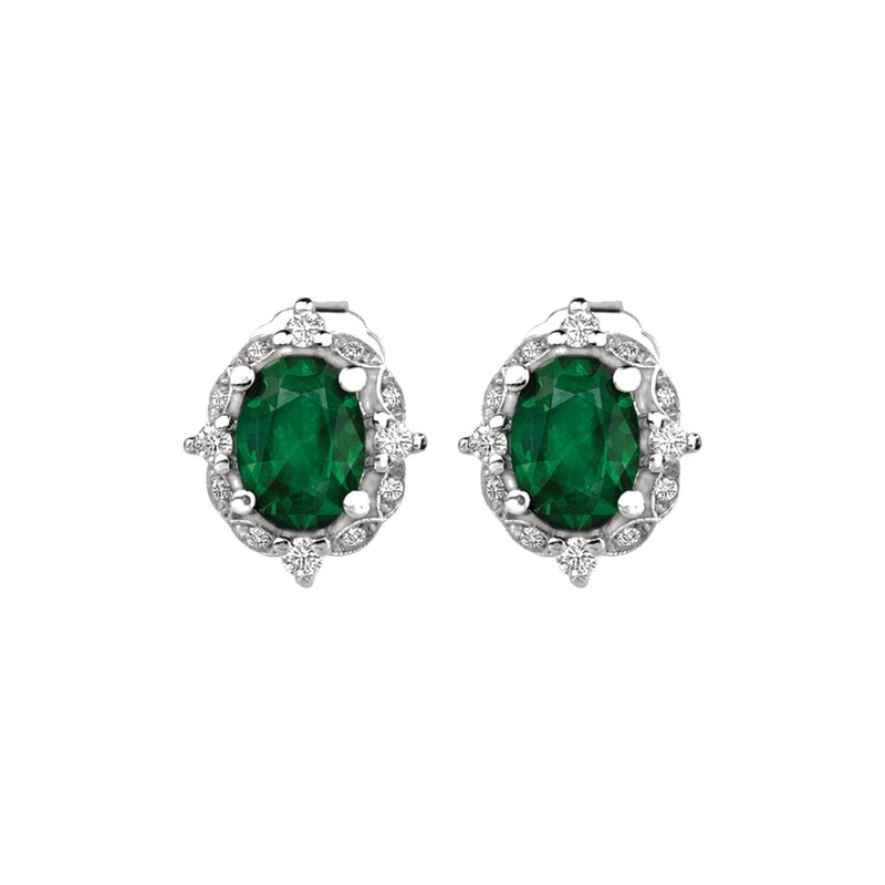 Pırlanta Küpe 1.62 ct 14K Beyaz — Uygun Kuyumculuk Biga