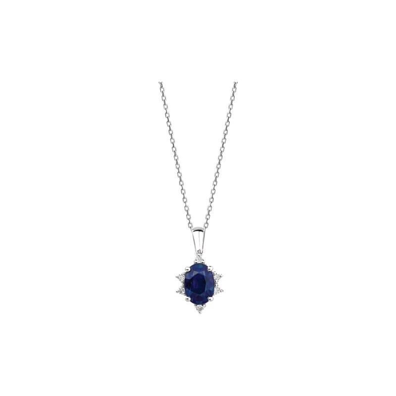 Pırlanta Kolye 0.87 ct 14K Beyaz — Uygun Kuyumculuk Biga