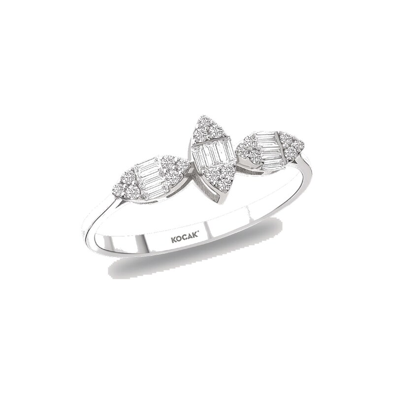 Pırlanta Yüzük 0.21 ct 14K Beyaz