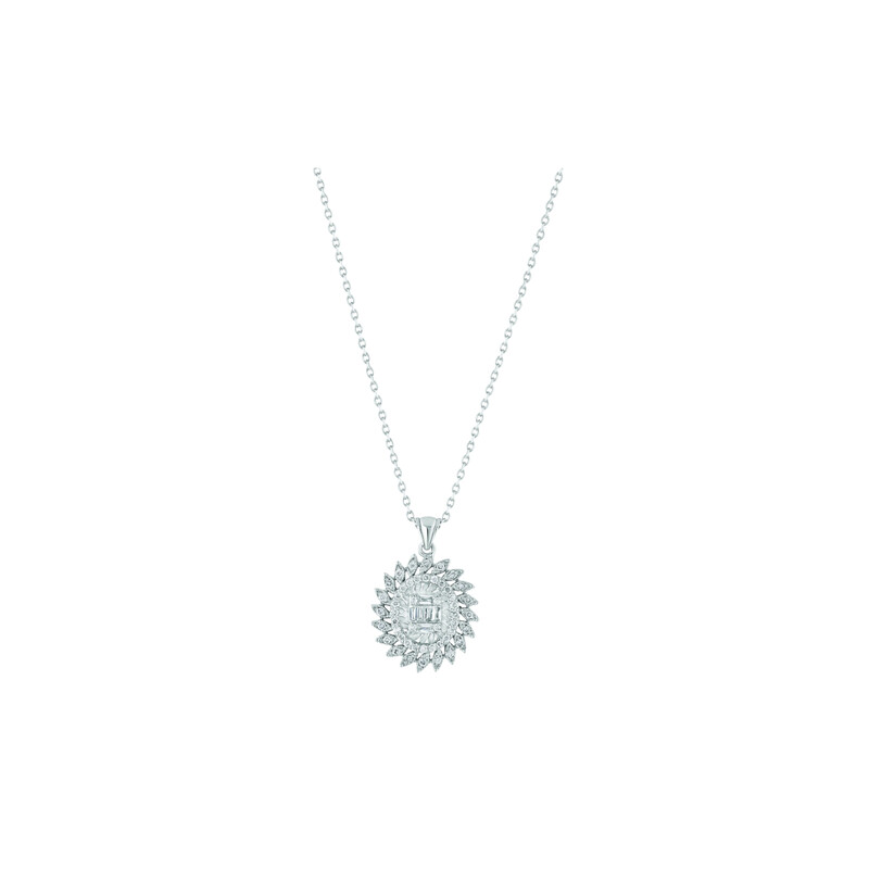 Pırlanta Kolye 0.20 ct 14K Beyaz
