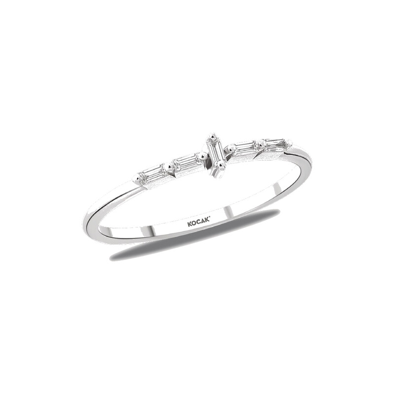 Pırlanta Yüzük 0.09 ct 14K Beyaz