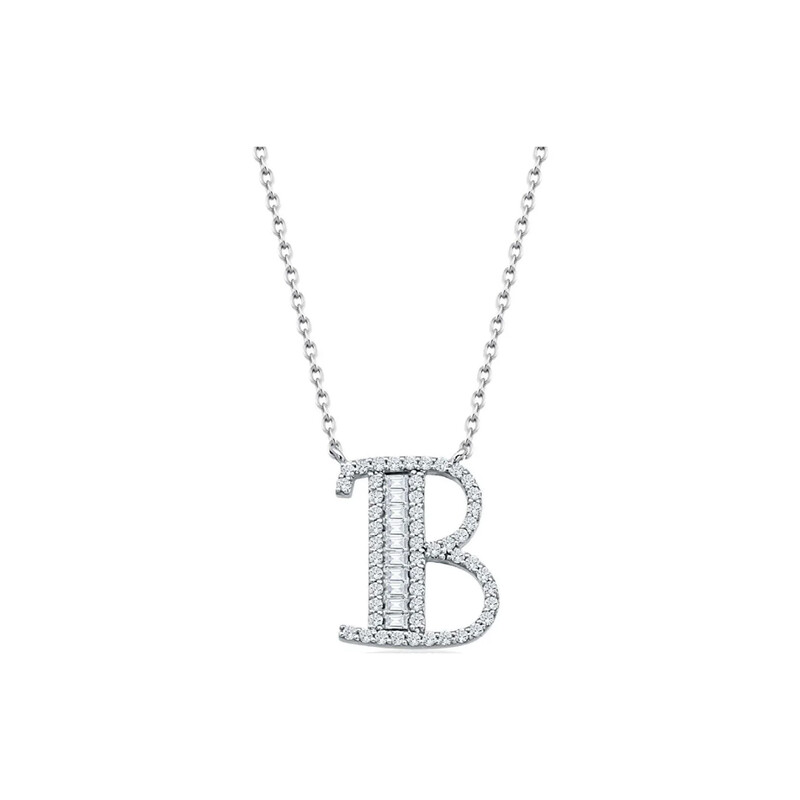 Pırlanta Kolye 0.61 ct 14K Beyaz