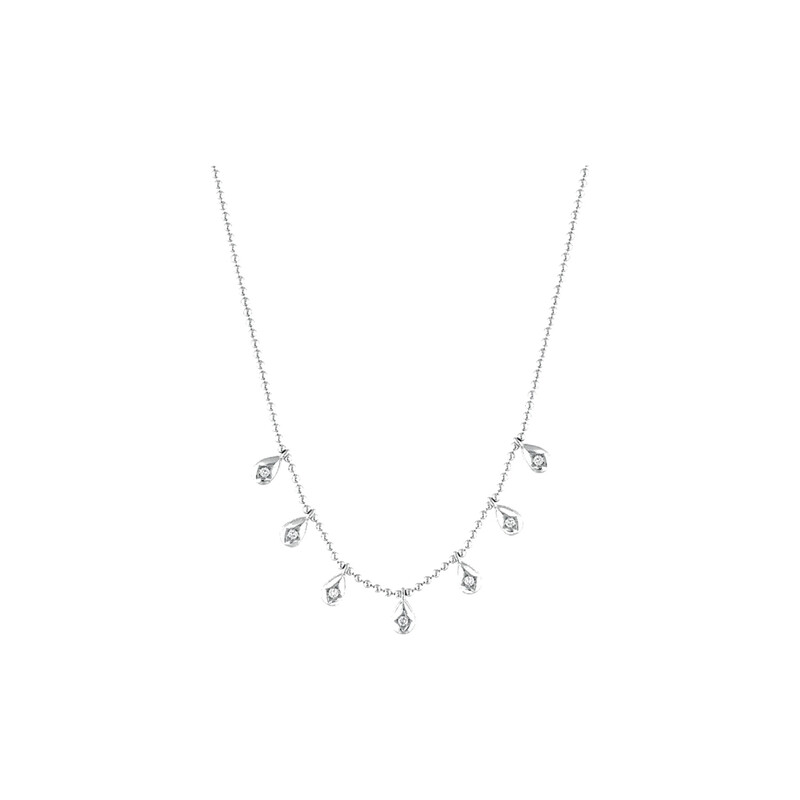 Pırlanta Kolye 0.08 ct 14K Beyaz