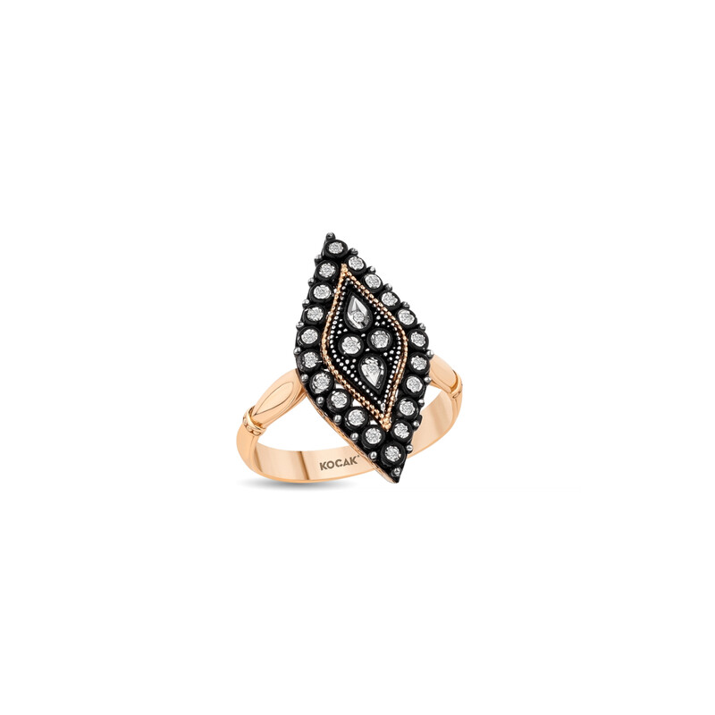 Elmas Yüzük 0.08 ct 8K Beyaz