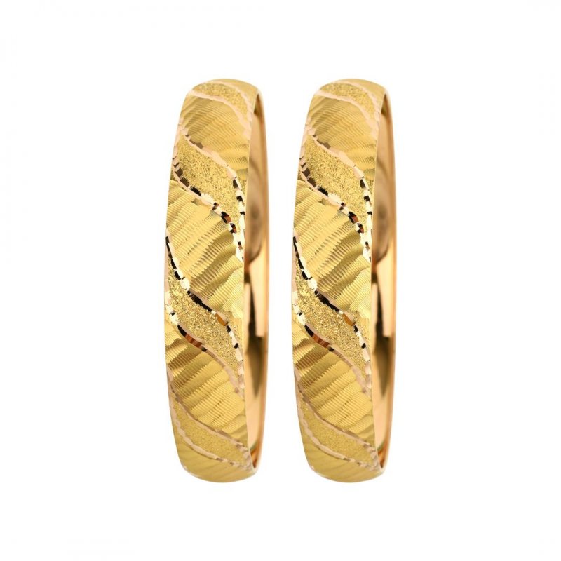 22 Ayar Altın Bilezik 11/12 Gram 12mm Model 2