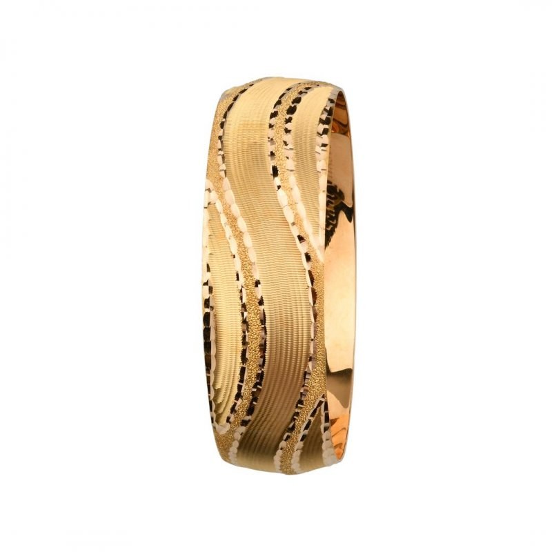 22 Ayar Altın Bilezik 25/28 Gram 20mm Model 3