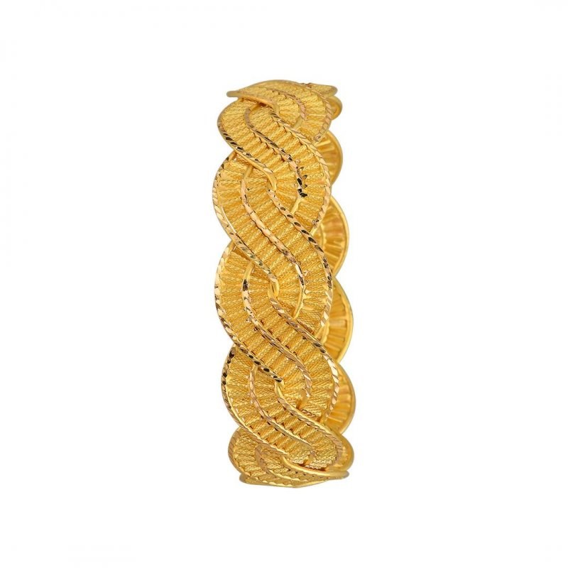 22 Ayar Altın Örme Bilezik 21/23 Gram Model 3