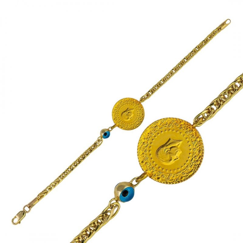14 Ayar Altın Zincir Bileklik 4.39 Gram