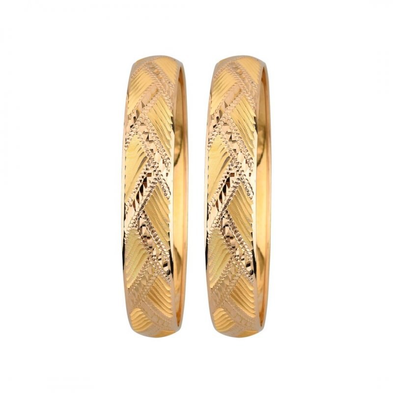 22 Ayar Altın Bilezik 9/10 Gram 10mm Model 3