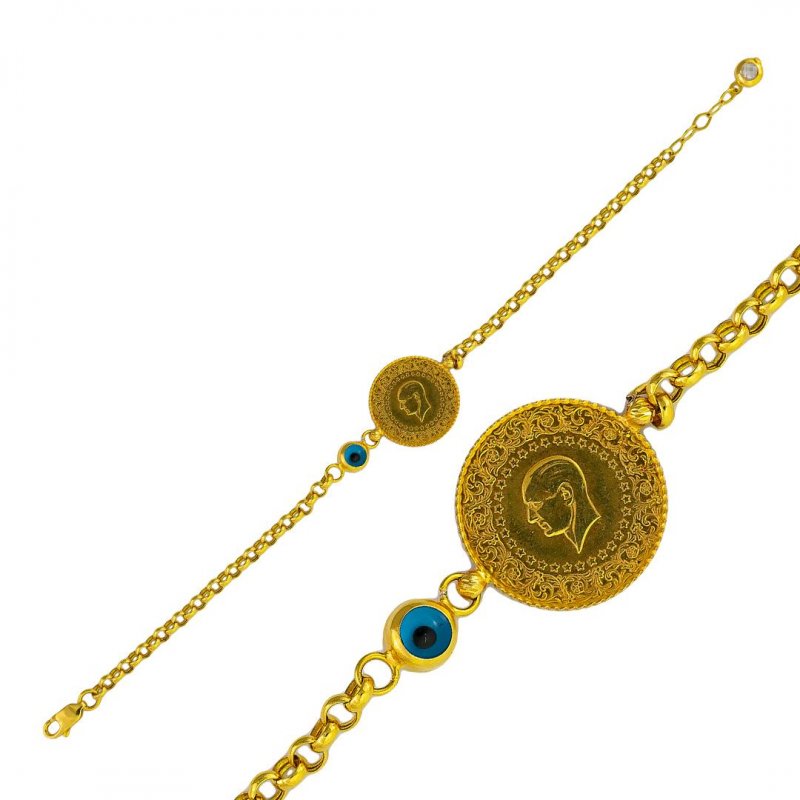 14 Ayar Altın Zincir Bileklik 4.38 Gram