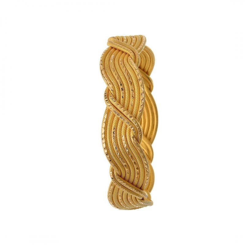 22 Ayar Altın Örme Bilezik 23/27 Gram