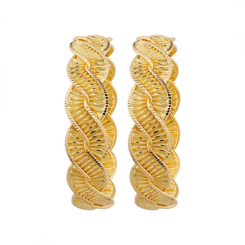 22 Ayar Altın Örme Bilezik 21/23 Gram Model 1