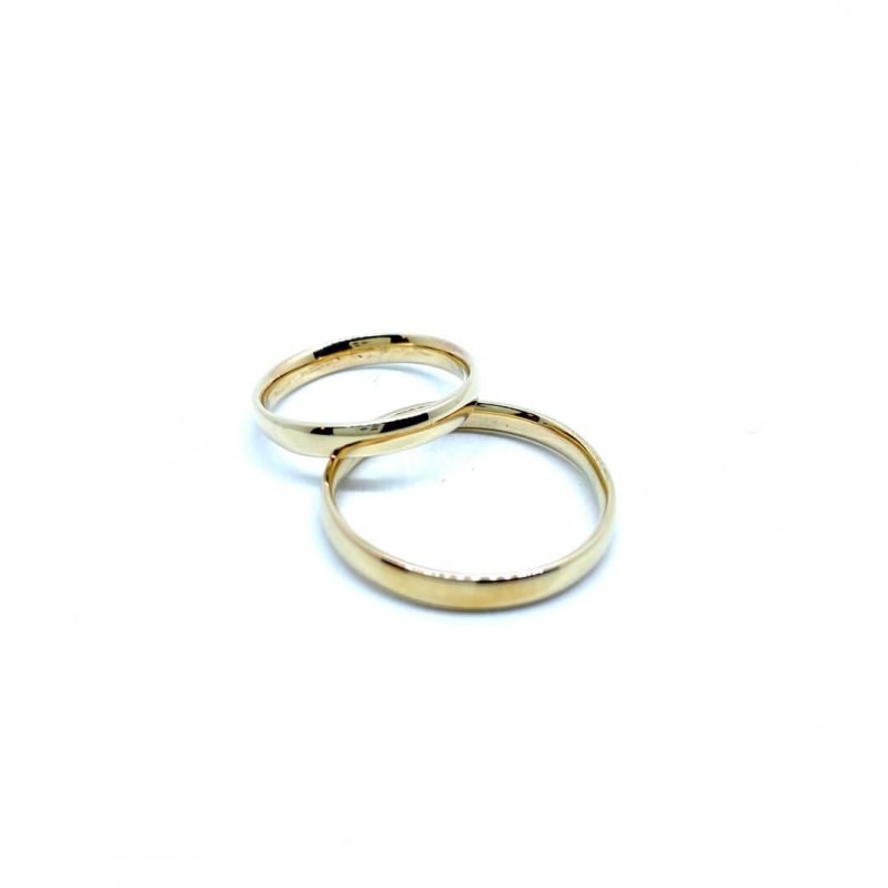 14 Ayar Altın Alyans Model 5 1.50/2.1 Gram