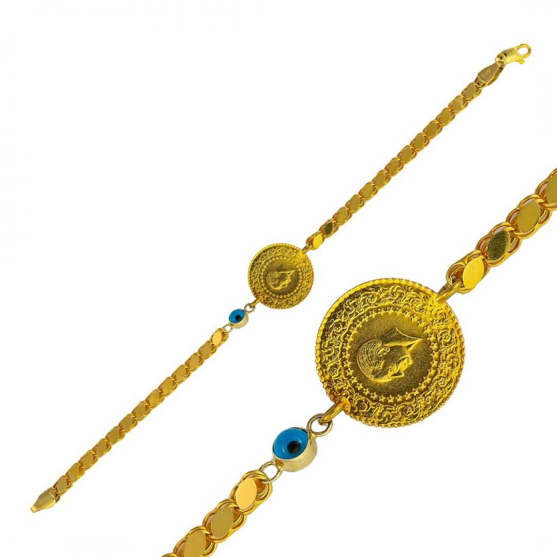 14 Ayar Altın Zincir Bileklik 4.22 Gram