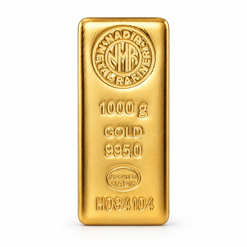 24 Ayar 1.000 Gram Külçe